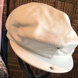 White Wilson’s Leather cap.
